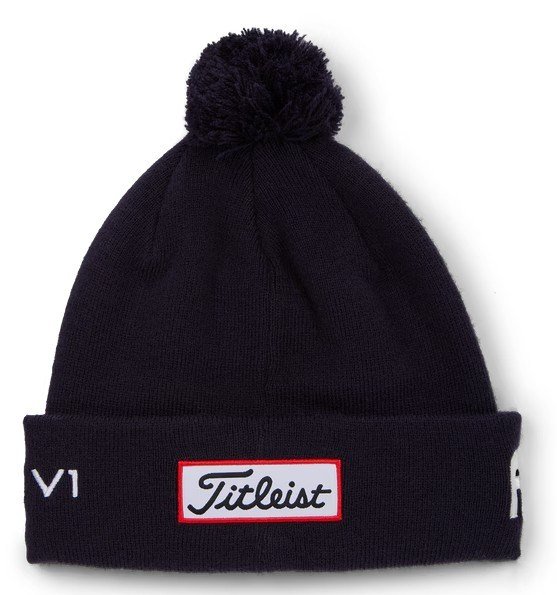 Titleist Tour Pom Pom zimní čepice, modrá