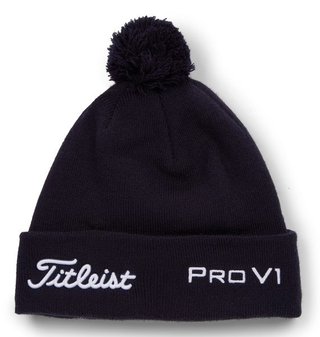 Titleist Tour Pom Pom zimní čepice, modrá