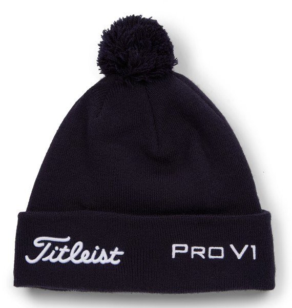 Titleist Tour Pom Pom zimní čepice, modrá