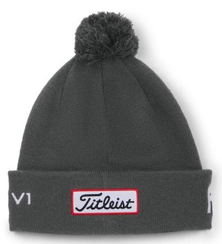 Titleist Tour Pom Pom zimní čepice, šedá