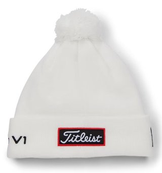 Titleist Tour Pom Pom zimní čepice, bílá