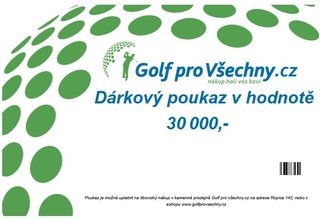 Dárkový poukaz 30 000 Kč