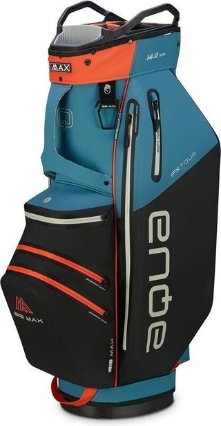 Big Max AQUA IPX.Tour cart bag, modro/černo/oranžový