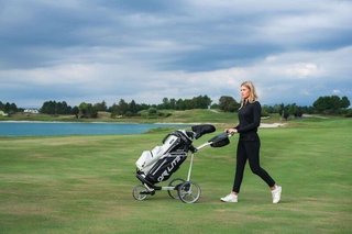 Big Max Dri Lite Sport 3 cart bag, black/taupe