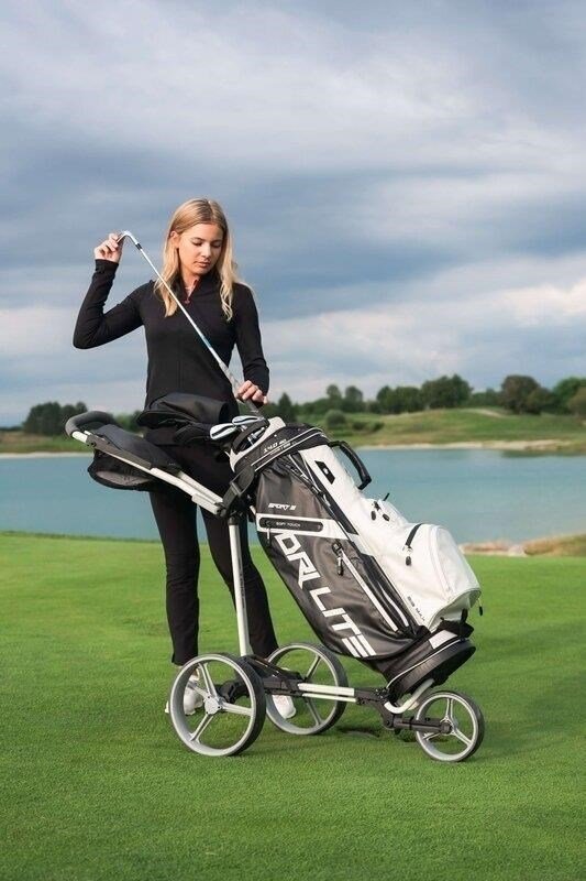 Big Max Dri Lite Sport 3 cart bag, black/taupe