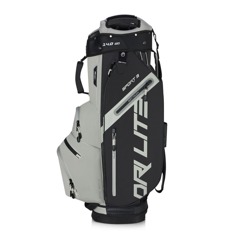 Big Max Dri Lite Sport 3 cart bag, black/taupe
