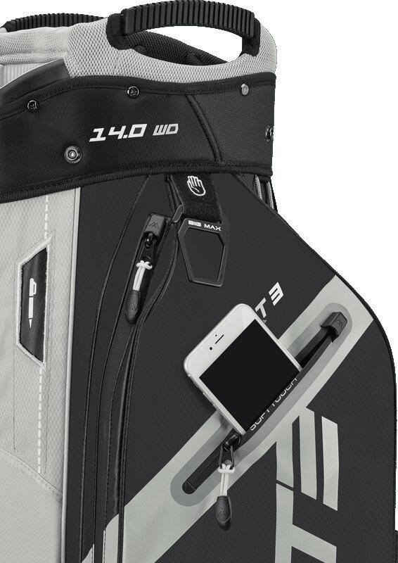 Big Max Dri Lite Sport 3 cart bag, black/taupe