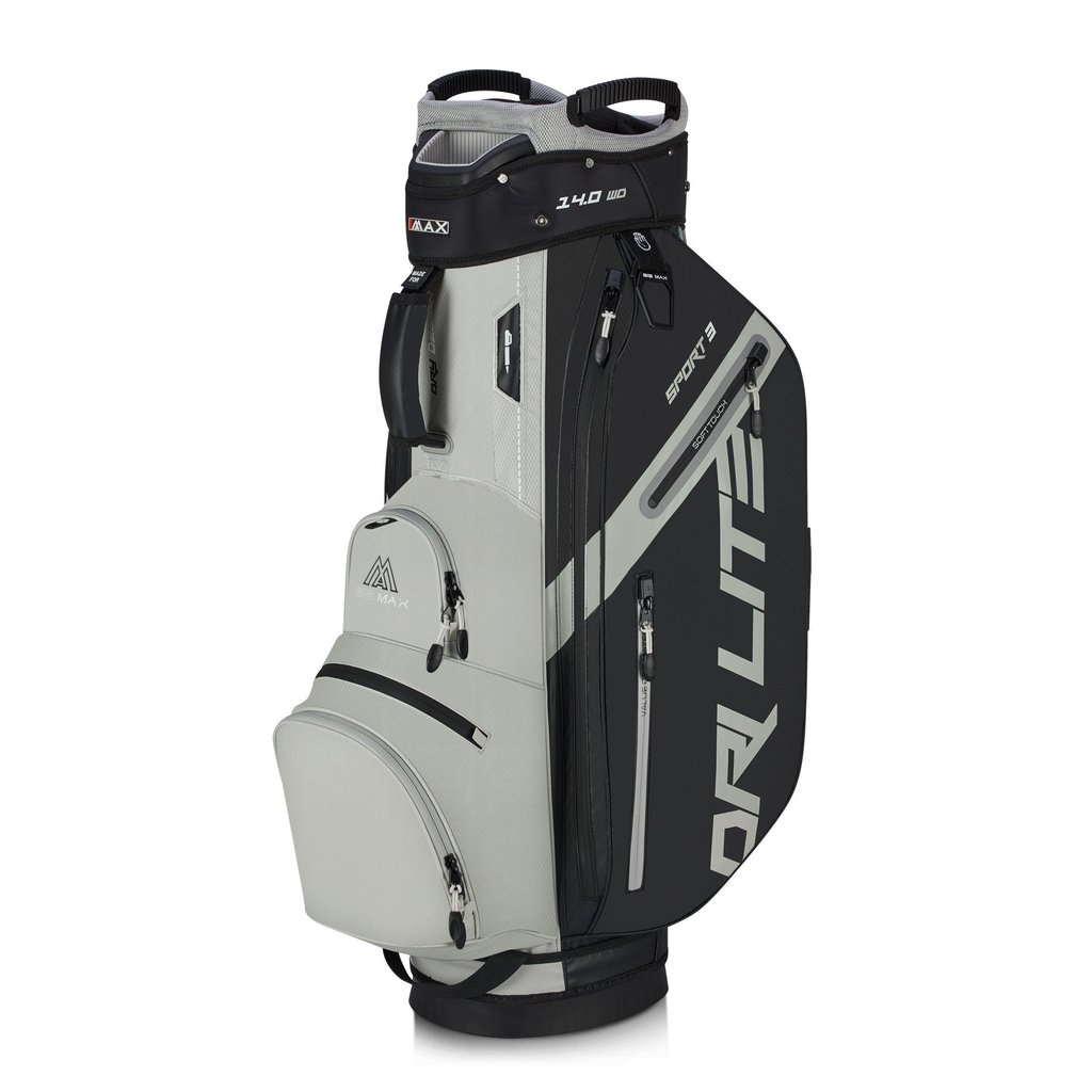 Big Max Dri Lite Sport 3 cart bag, black/taupe