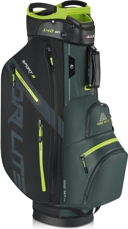 Big Max Dri Lite Sport 3 cart bag, zeleno/černo/limetkový