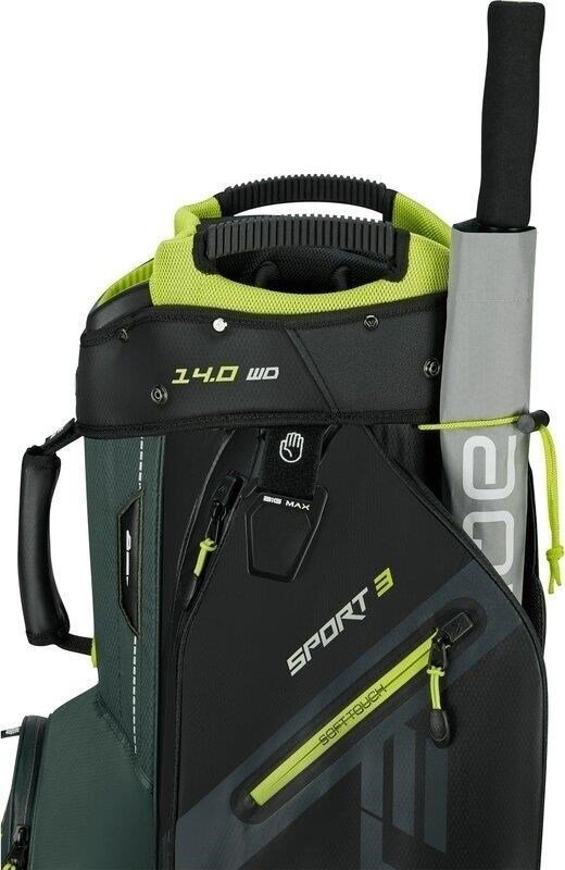 Big Max Dri Lite Sport 3 cart bag, zeleno/černo/limetkový