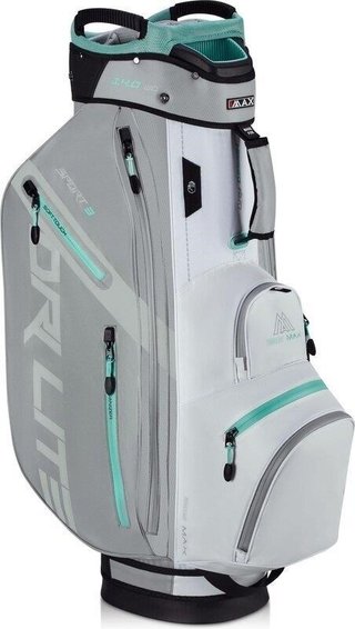 Big Max Dri Lite Sport 3 cart bag, šedo/bílo/mintový