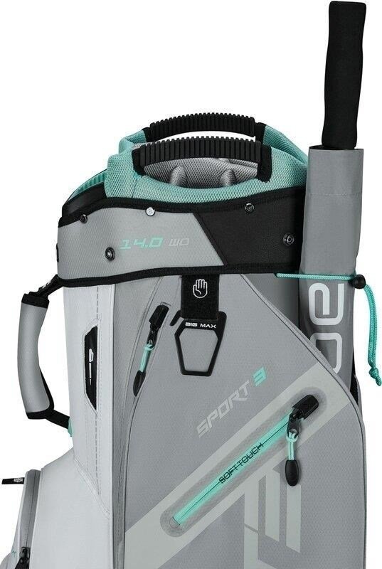 Big Max Dri Lite Sport 3 cart bag, šedo/bílo/mintový