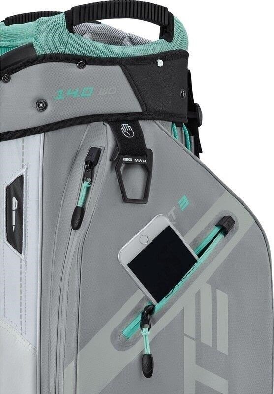 Big Max Dri Lite Sport 3 cart bag, šedo/bílo/mintový