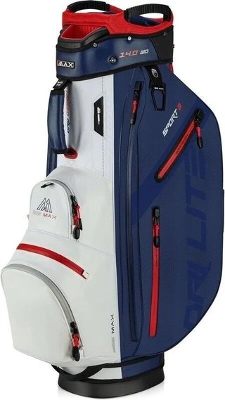 Big Max Dri Lite Sport 3 cart bag, modro/bílo/červený