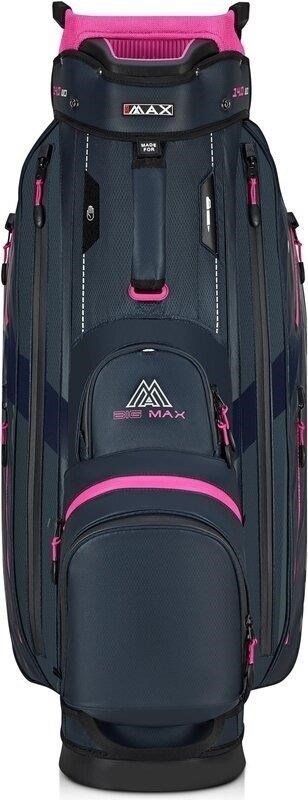Big Max Dri Lite Sport 3 cart bag, steel blue/fuchsia