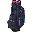 Big Max Dri Lite Sport 3 cart bag, steel blue/fuchsia