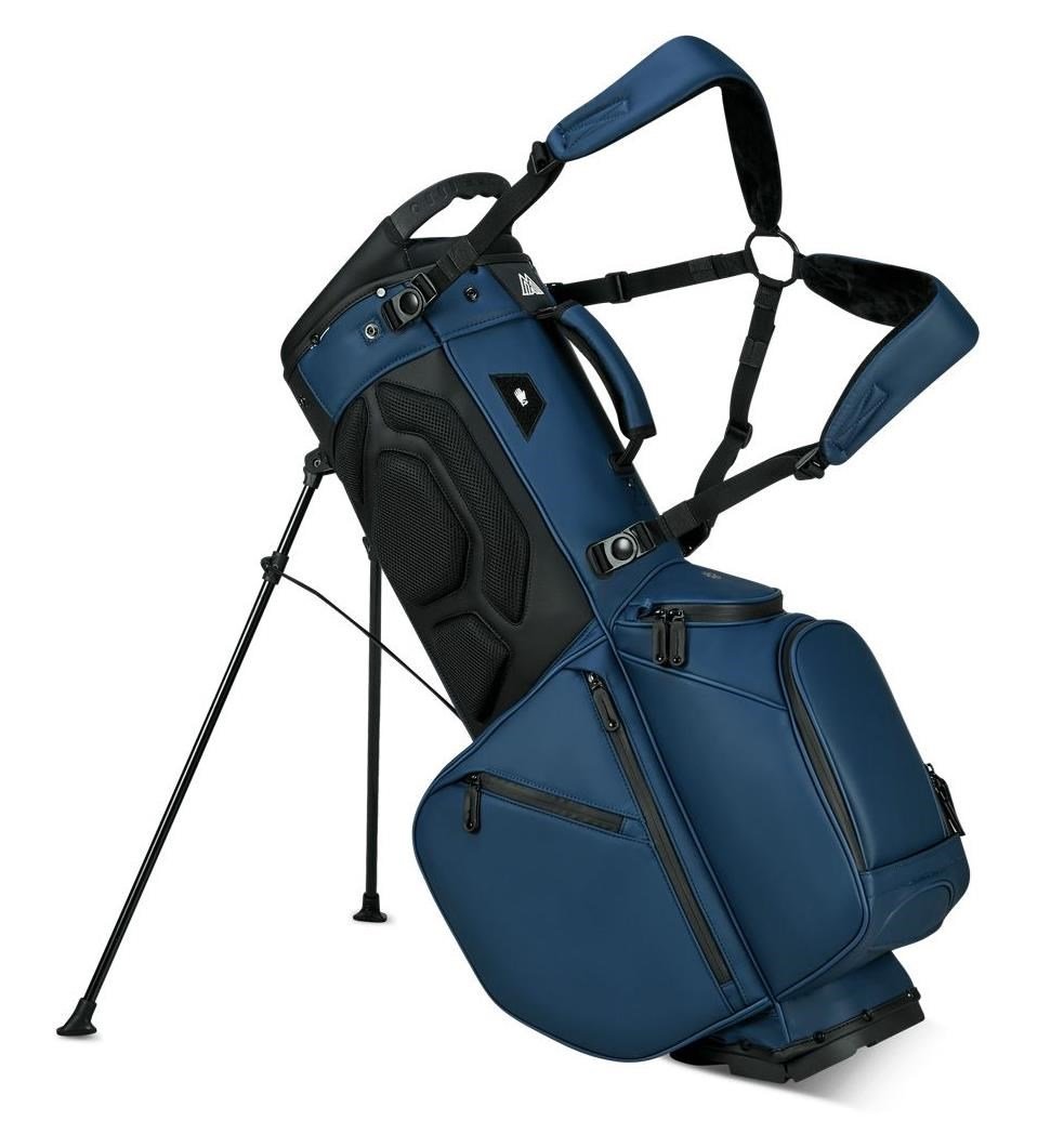 Big Max Dri Lite Hybrid Prime stand bag, modrý