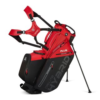 Big Max Dri Lite Hybrid Plus stand bag, červeno/černý