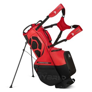 Big Max Dri Lite Hybrid Plus stand bag, červeno/černý