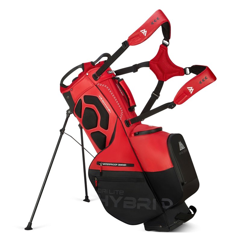 Big Max Dri Lite Hybrid Plus stand bag, červeno/černý