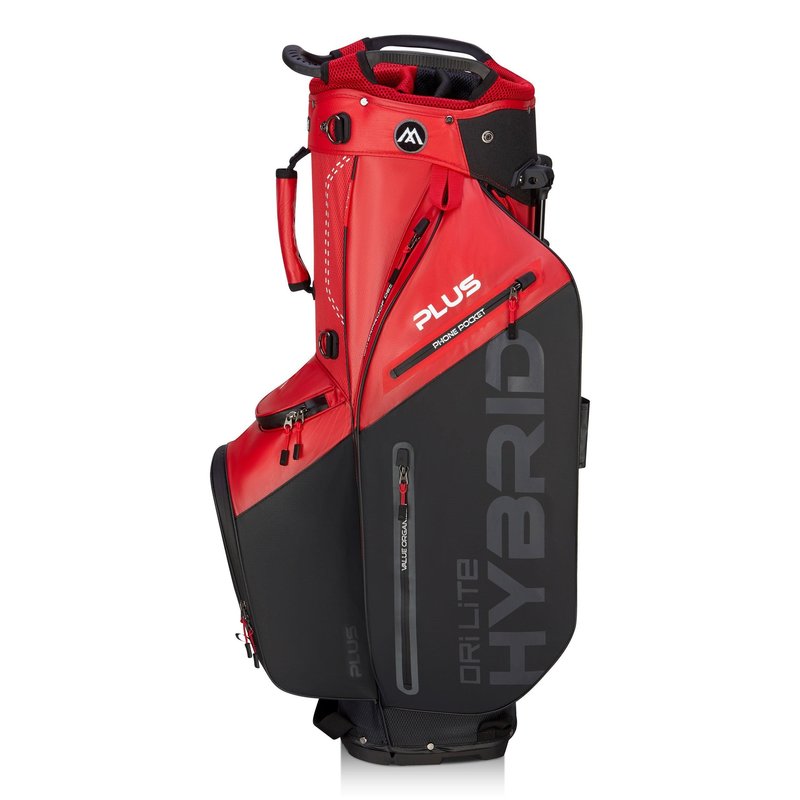 Big Max Dri Lite Hybrid Plus stand bag, červeno/černý