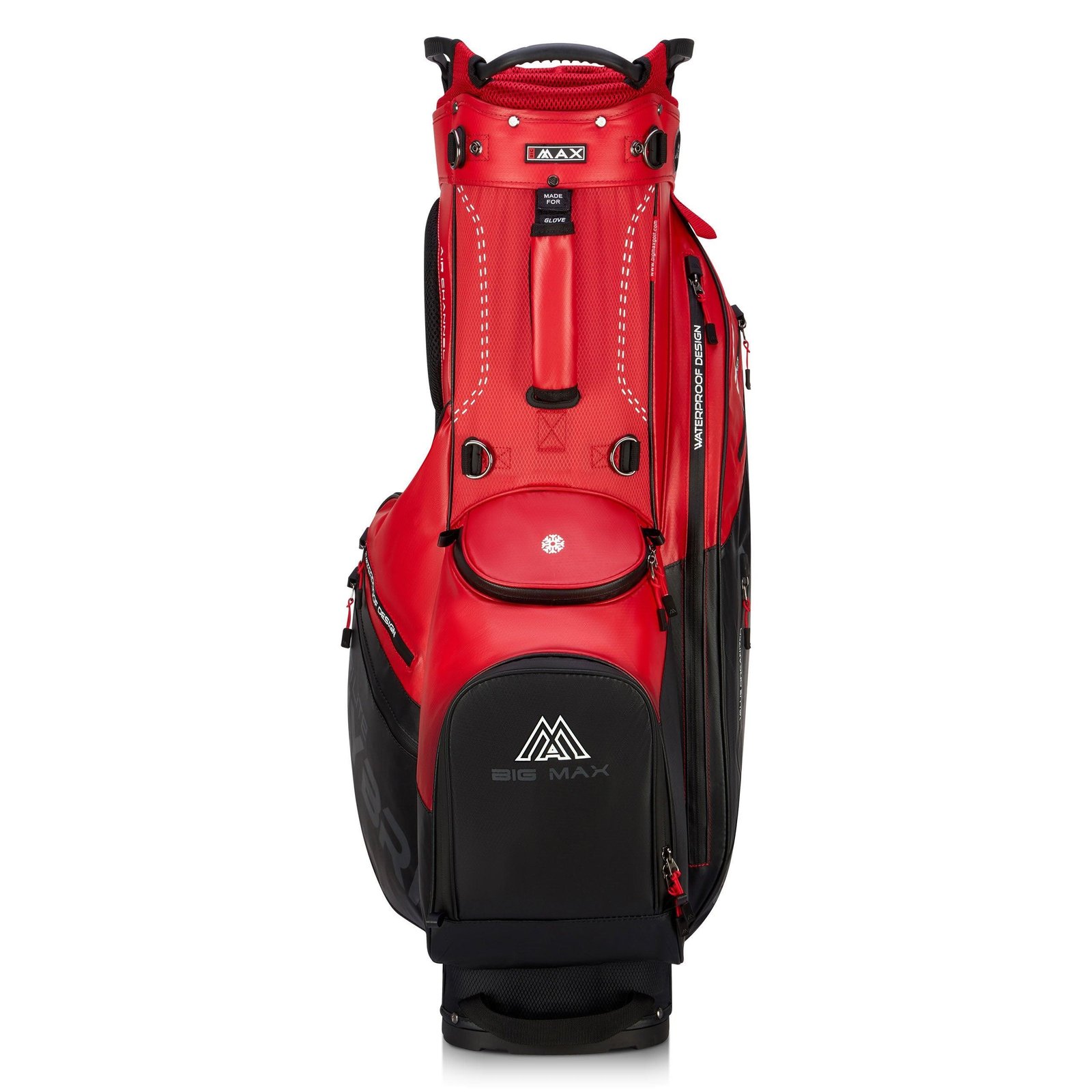 Big Max Dri Lite Hybrid Plus stand bag, červeno/černý
