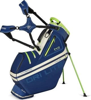 Big Max Dri Lite Hybrid Tour 2 stand bag, modro/limetkový