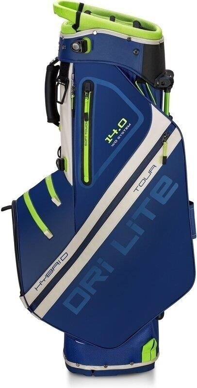 Big Max Dri Lite Hybrid Tour 2 stand bag, modro/limetkový