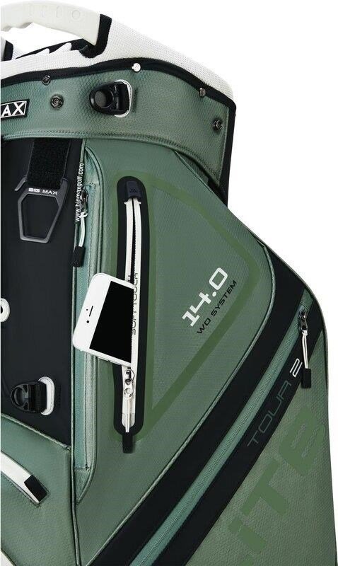 Big Max Dri Lite Hybrid Tour 2 stand bag, zeleno/černý