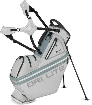 Big Max Dri Lite Hybrid Tour 2 stand bag, šedý