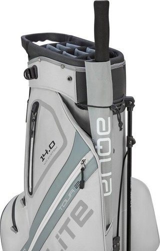 Big Max Dri Lite Hybrid Tour 2 stand bag, šedý