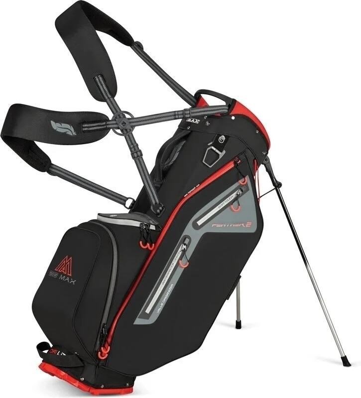 Big Max Dri Lite Feather 2 stand bag, černo/červený