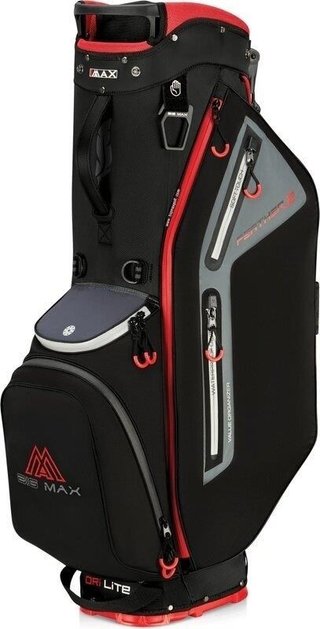 Big Max Dri Lite Feather 2 stand bag, černo/červený