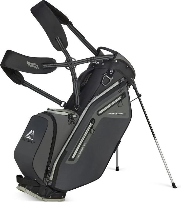 Big Max Dri Lite Feather 2 stand bag, šedo/černý
