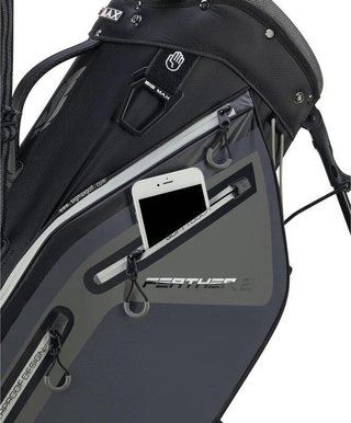 Big Max Dri Lite Feather 2 stand bag, šedo/černý