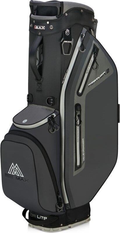 Big Max Dri Lite Feather 2 stand bag, šedo/černý