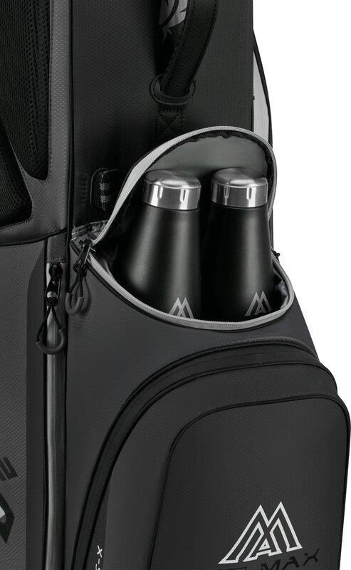 Big Max Dri Lite Feather 2 stand bag, šedo/černý