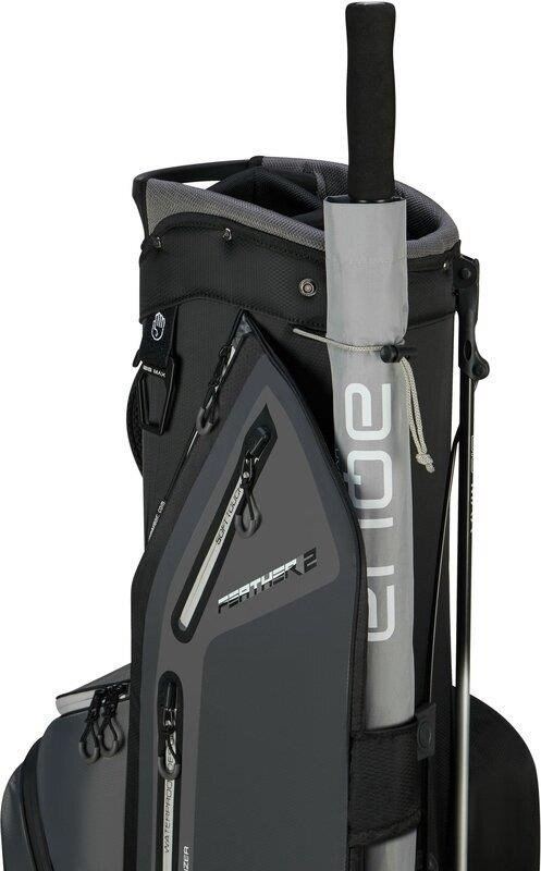 Big Max Dri Lite Feather 2 stand bag, šedo/černý