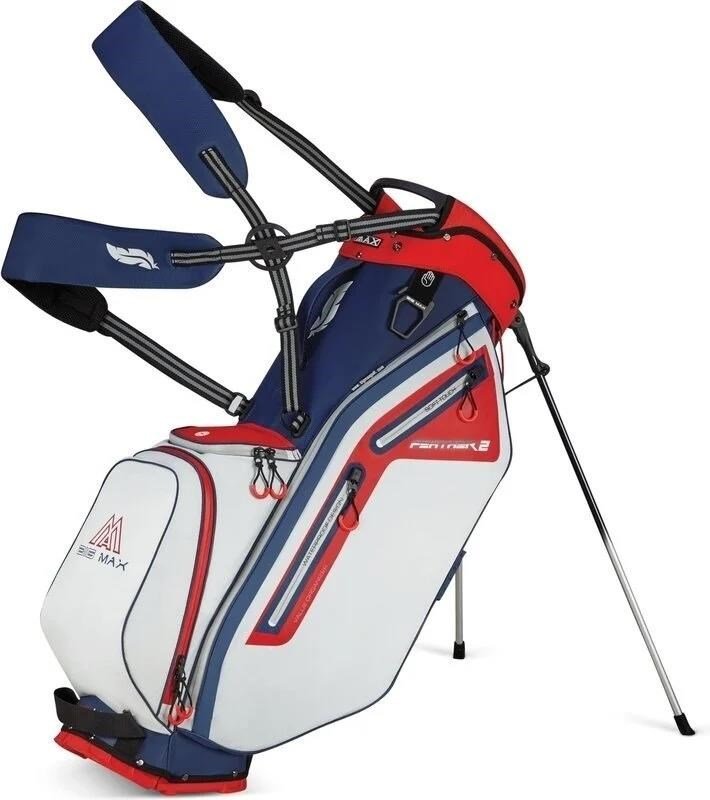 Big Max Dri Lite Feather 2 stand bag, modro/červeno/bílý