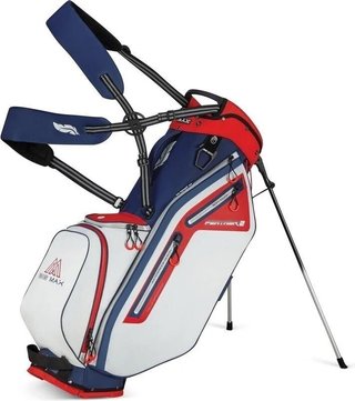 Big Max Dri Lite Feather 2 stand bag, modro/červeno/bílý