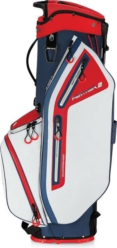 Big Max Dri Lite Feather 2 stand bag, modro/červeno/bílý