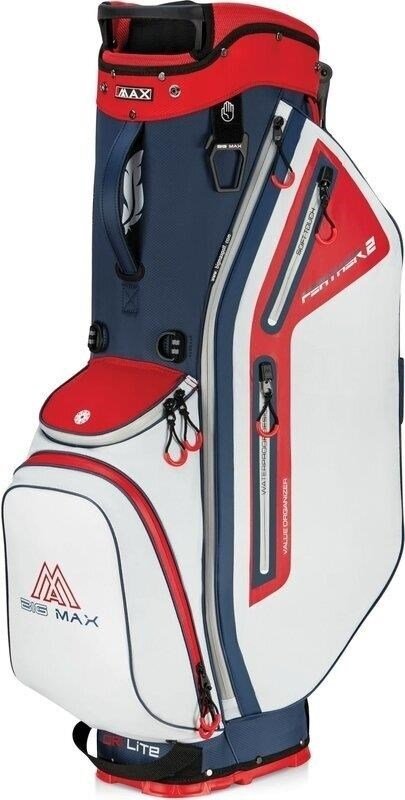 Big Max Dri Lite Feather 2 stand bag, modro/červeno/bílý