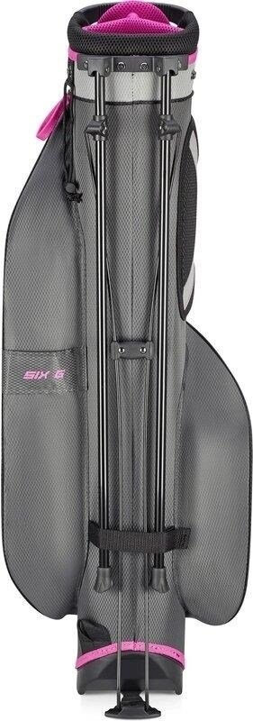 Big Max Heaven Six G stand bag, šedo/růžový