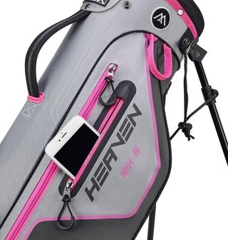Big Max Heaven Six G stand bag, šedo/růžový