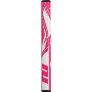 SuperStroke Zenergy Tour 2.0 putter grip, pink/white