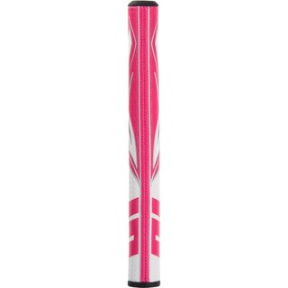 SuperStroke Zenergy Tour 2.0 putter grip, pink/white