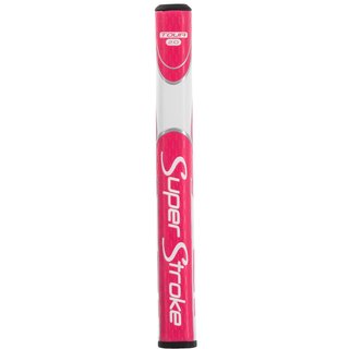 SuperStroke Zenergy Tour 2.0 putter grip, pink/white