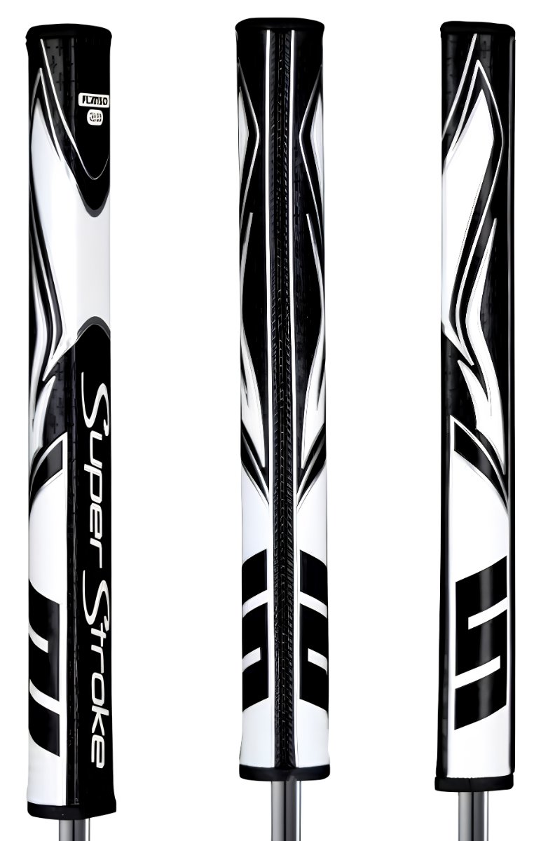 SuperStroke Zenergy Flatso 2.0 putter grip, černo/bílý