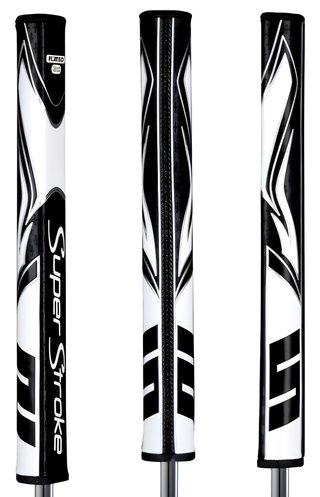 SuperStroke Zenergy Flatso 2.0 putter grip, černo/bílý