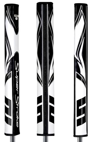 SuperStroke Zenergy Flatso 3.0 putter grip, černo/bílý